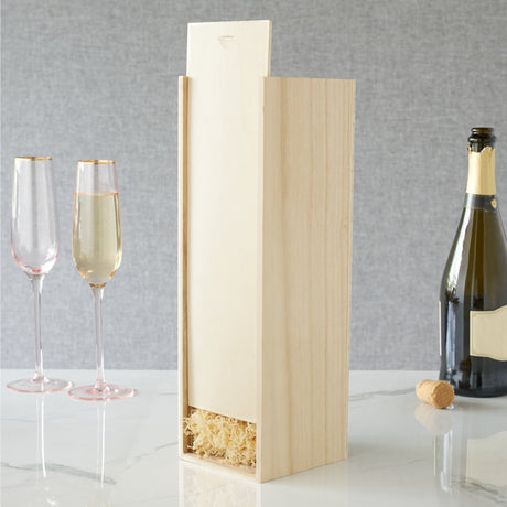 1-bottle wooden wine box by twine®