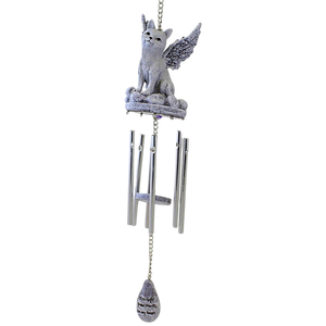 Angelic Cat Memorial Windchime – 17 Inch