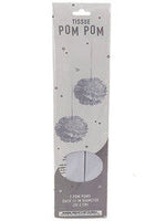 White Tissue Pom Pom Party Decoration