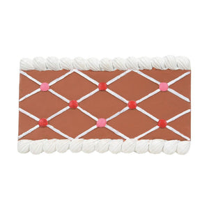 Village Gingerbread Road - Straight - Set of 2