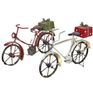 Lighted Holiday Bicycle Decoration -