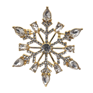 Enamel Finish Pin - Snowflake