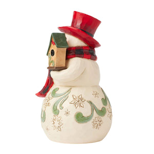 Highland Glen Snowman with Cardinals