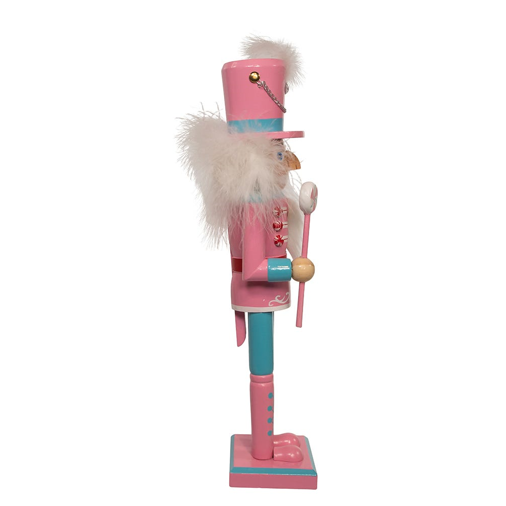 Pastel Soldier Nutcracker - 15 Inch - Pink