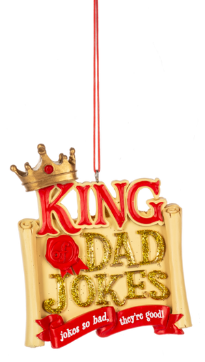 King Of Dad Jokes Ornament