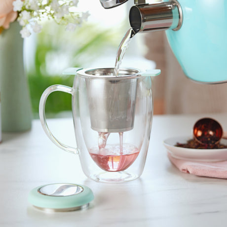 Erin-turquoise-universal-tea-infuser-in-turquoise-by-pinky-u-Tea-Sets