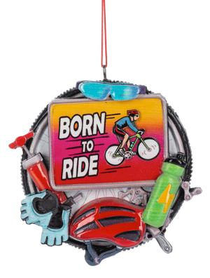 Cycling Ornament - Born To Ride