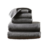 Cotton textured bath towel set - acacia collection