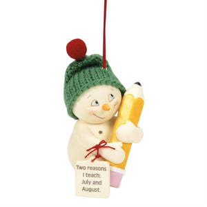 Two Reasons I Teach - Snowpinions Ornament