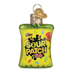 Gumdrop Mini Sour Patch Kids Glass Ornament