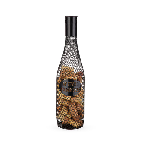 Black-wine-bottle-cork-holder-by-twine-Wine-Bottle-Holders