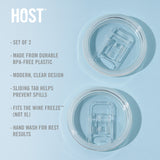 Wine FREEZE™ Lid Set – Sliding Tab Closure for Wine Tumblers (Set of 2)