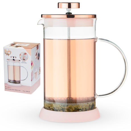 Riley™-mini-glass-tea-press-pot-by-pinky-up®-Teapots