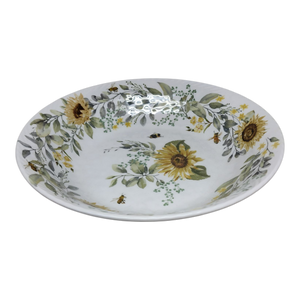 Melamine Bee Design Salad Bowl - 13 Inch