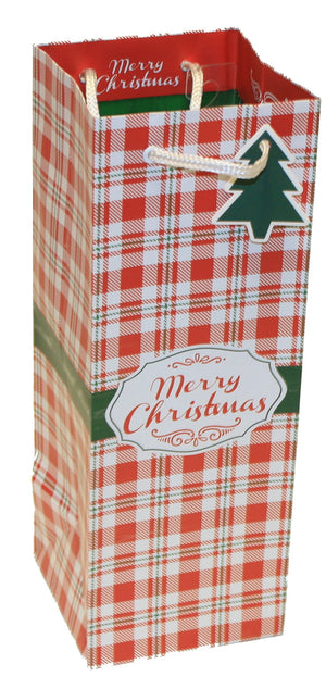 Bottle Gift Bag - Let It Snow