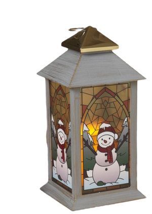 Snowman Cheer Lantern