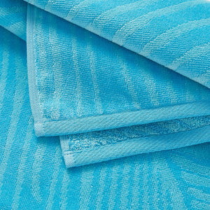 Cotton Velour Beach Towels 2-Pack - Maui Collection