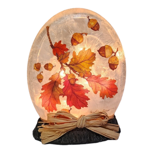 Falling Leaves Lighted Orb