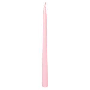 Unscented Taper Candle - 12 inches - Wildflower Pink