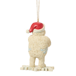 Bumble on Snowflake Ornament