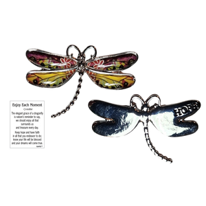 Dragonfly Inspriational Pocket Charm -