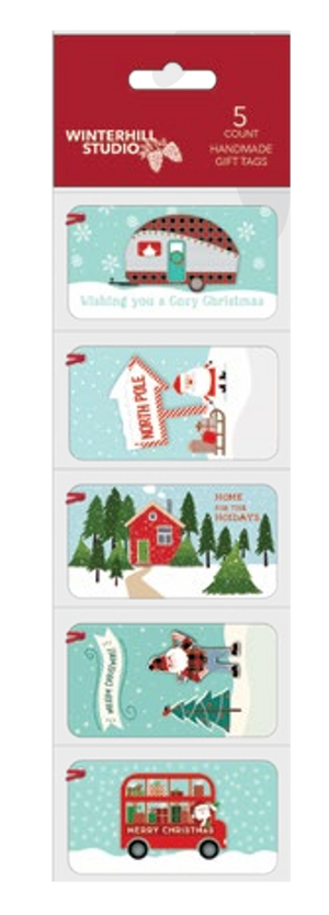 5 Count Handmade Gift Tags -