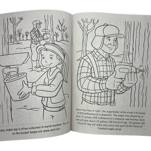 Welcome To Our Sugarhouse  Story / Coloring Book