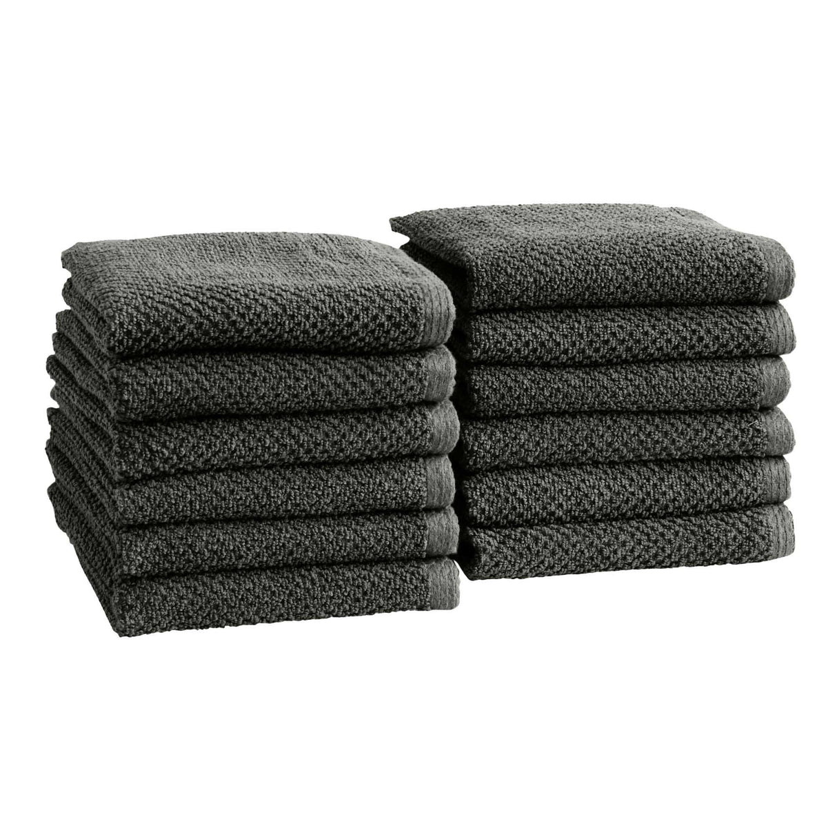 Cotton textured bath towel set - acacia collection