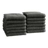 Cotton textured bath towel set - acacia collection
