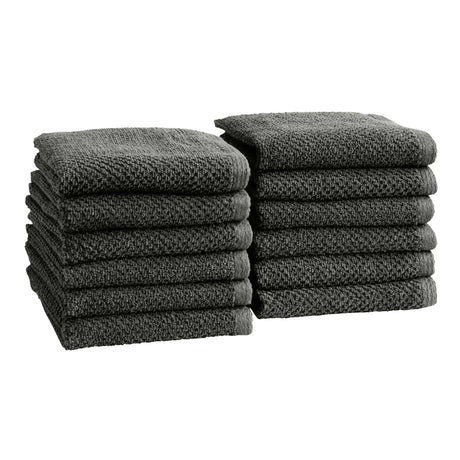 Cotton textured bath towel set - acacia collection