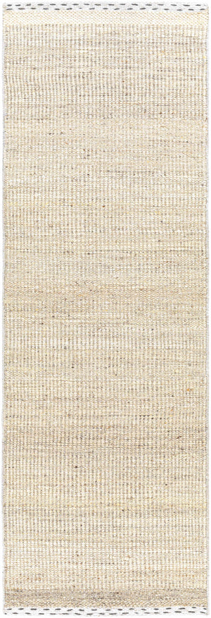 Yaniklar Beige Flat Woven Wool Rug