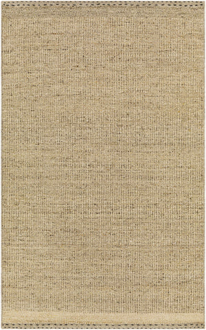 Yaniklar Beige Flat Woven Wool Rug