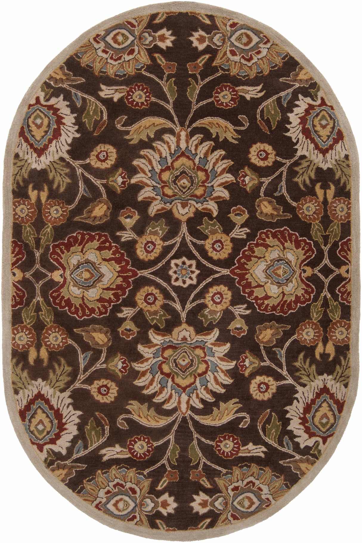 Conesus Hand Tufted Brown 1051 Area Rug