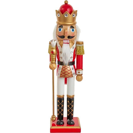 Classic-Red/White/Gold-Nutcracker-15-Inch-King-Nutcrackers