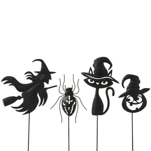Metal Silhouette Yard Stake -