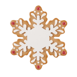 Gingerbread Snowflake Ornament