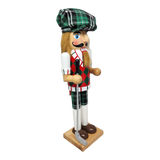 Green Plaid Golfer Nutcracker