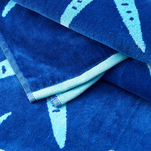 Cotton Velour Beach Towels 2-Pack - Maui Collection