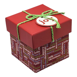Gift Box Cube for Gift Cards - 3" x 3" -  Text Expressions