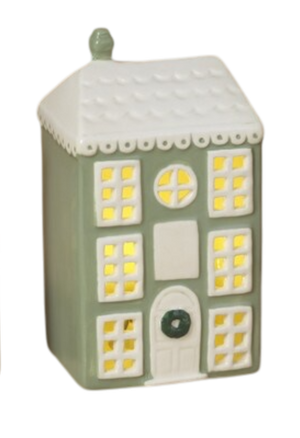 Ceramic Light-Up House -