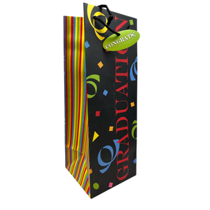 Graduation Confetti Bottle Gift Bag
