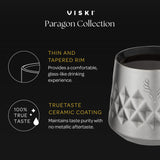 Paragon stainless steel whiskey taster in platinum viski®