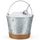 Jute-wrapped-galvanized-ice-bucket-by-twine-Ice-Buckets
