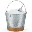 Jute-wrapped-galvanized-ice-bucket-by-twine-Ice-Buckets