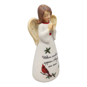 When Cardinals Appear Angel are Near Angel Figurine - 4 Inch