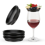 Wine-glass-topper-appetizer-plates-by-twine®-Serveware-Accessories