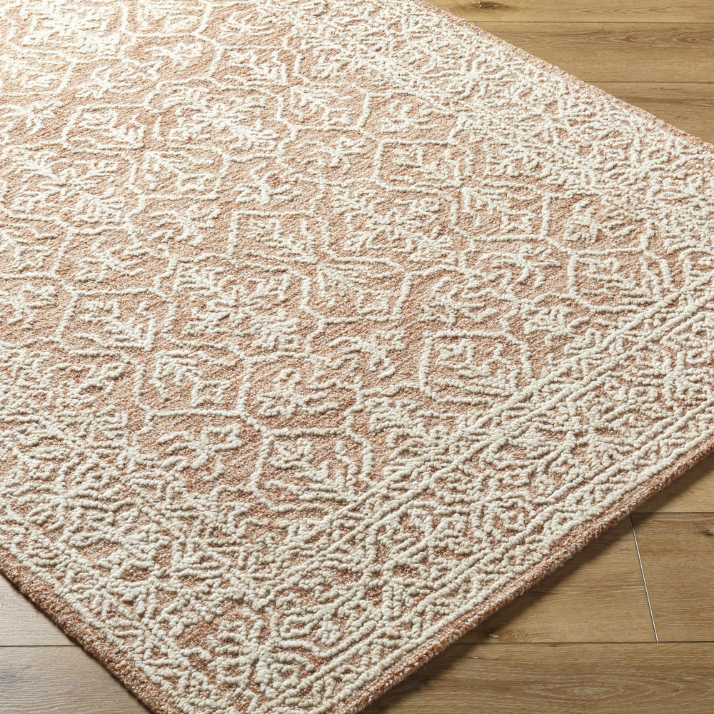 Yadid Brown Wool Area Rug