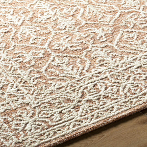 Yadid Brown Wool Area Rug