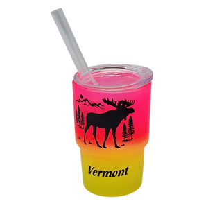 Vermont Glass Moose 2oz Shooter - Sunset Fizz