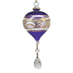 Royal Amethyst Teardrop Chandelier